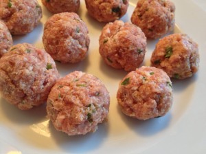 raw meatballs